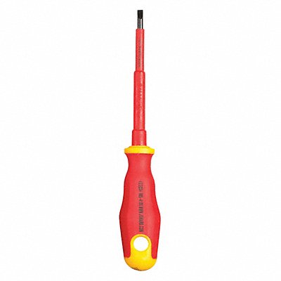 JONARD TOOLS INS4100 Insulatd Screwdriver Slotted 5/32x4 Rnd