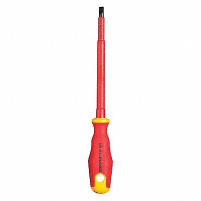 JONARD TOOLS INS6150 Insulatd Screwdriver Slotted 1/4x6 Rnd