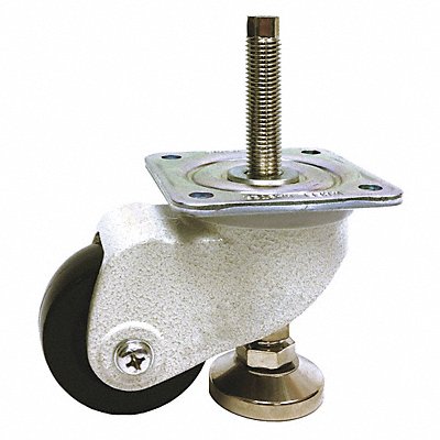 GRAINGER WMLC700FS Leveling Plate Castor Swivel 1540 lb.