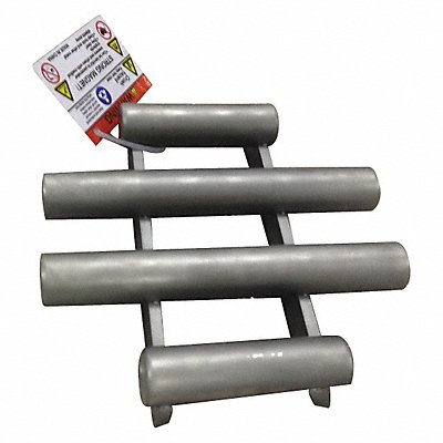 GRAINGER 34TA37 Magnetic Grate Round Rare Earth 8in dia.