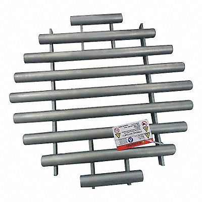 GRAINGER 34TA42 Magnetic Grate Round Rare Earth 18in dia