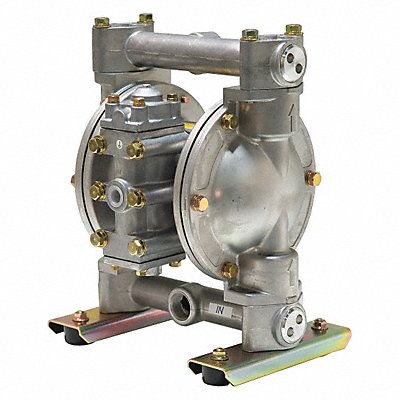 DAYTON 34TJ41 Double Diaphram Pump FNPT PTFE/SSteel 1/4in 27gpm
