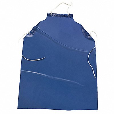 WEST CHESTER PROTECTIVE GEAR UUB45 Bib Apron 45inLx36inW Blue Vinyl PK12