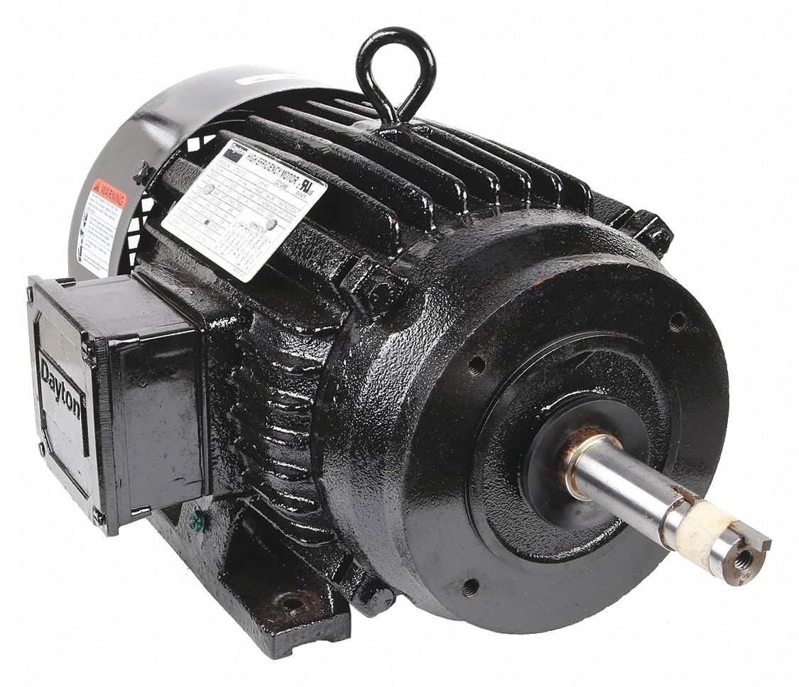 DAYTON PPlatedI23TCEG Motor 7 1/2 hp 208-230/460V AC 3 Phase