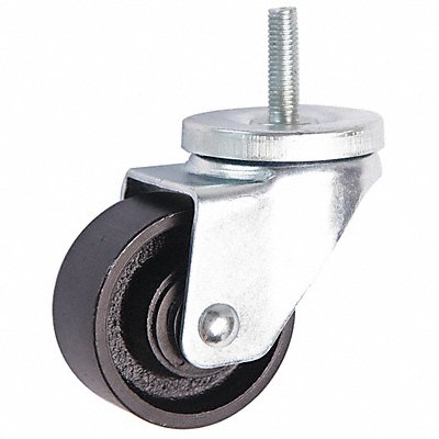 GRAINGER MH6FVJ101G Steel Castor 3 in x 1.25 in