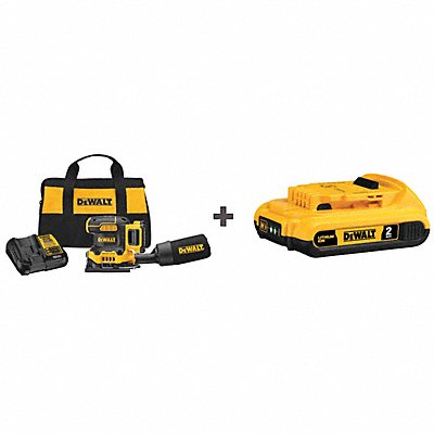 DEWALT DCW200D1DCB203 Cordless Sheet Sander 14000 RPM H