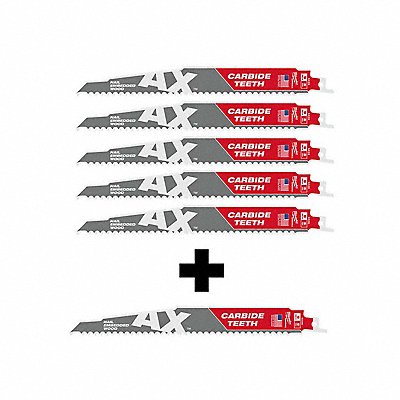 MILWAUKEE 4800552648005220 Reciprocating Saw Blade Blade 1 in L