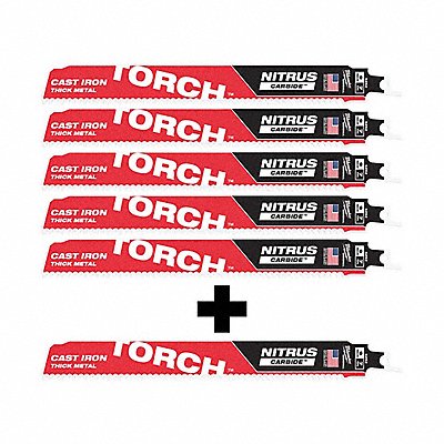 MILWAUKEE 4800556248005260 Reciprocating Saw Blade Thick Metal