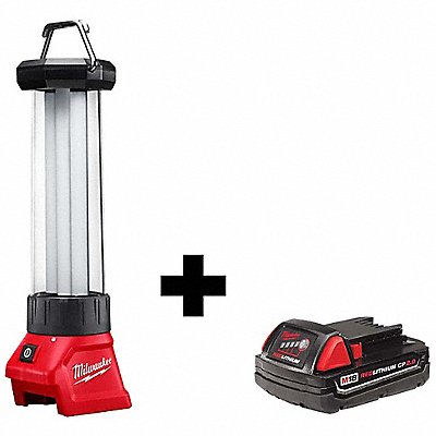 MILWAUKEE 23632000000000 Cordless Work Light Battery Incl 1.2 lb