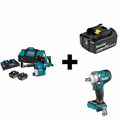 MAKITA XRH10PTWXWT15ZBL1850B Cordless Rotary Hammer Battery Included