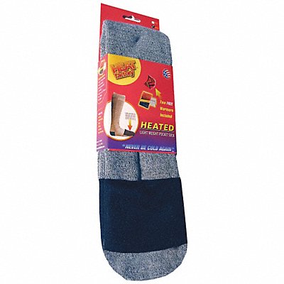 HEAT FACTORY 1502 Socks Men s 10 to 13 Crew PR