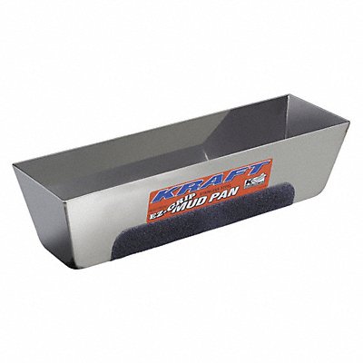 KRAFT TOOL DW725 Drywall Mud Pan SS 12 1/4 Lx3 W