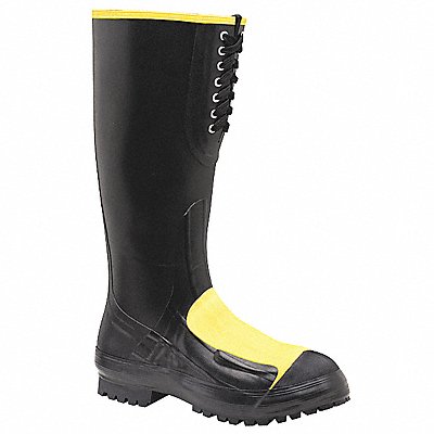 LACROSSE 228050 Rubber Boot Men s 11 Knee Black PR