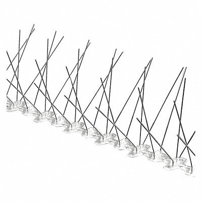 BIRD BARRIER BPF210 Bird Repellent Spikes 10 ft L 5 in W