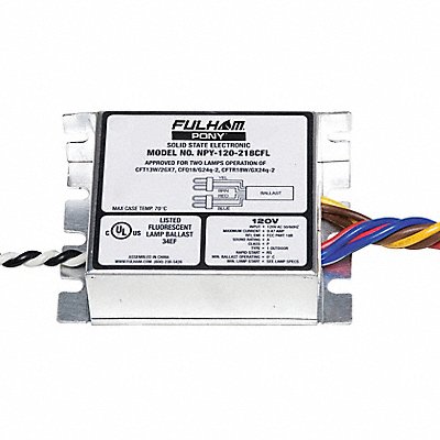 FULHAM NPY120218CFL CFL Ballast Rapid Start 39W 2 Bulbs