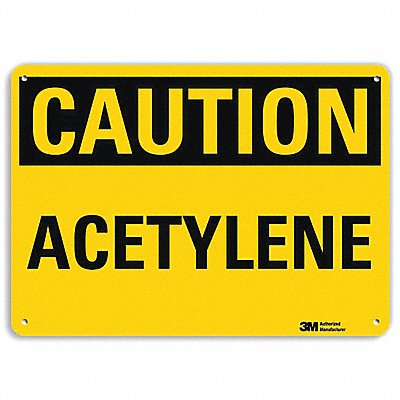 LYLE U41040RA10X7 Safety Sign 7 in x 10 in Aluminum