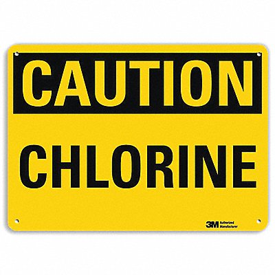 LYLE U41122RA10X7 Safety Sign 7 in x 10 in Aluminum