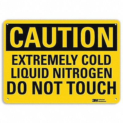 LYLE U41265NP10X7 Caution Sign 7 in x 10 in Plastic