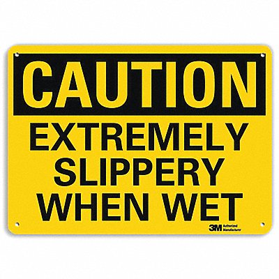 LYLE U41266RA10X7 Safety Sign 7 in x 10 in Aluminum