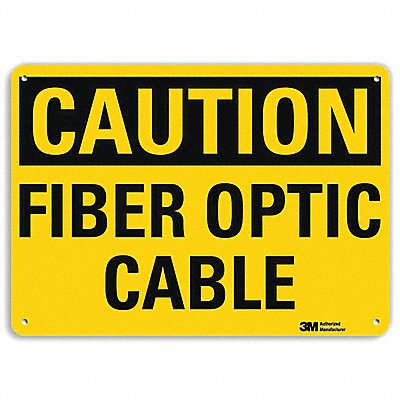 LYLE U41304RA10X7 Safety Sign 7 in x 10 in Aluminum