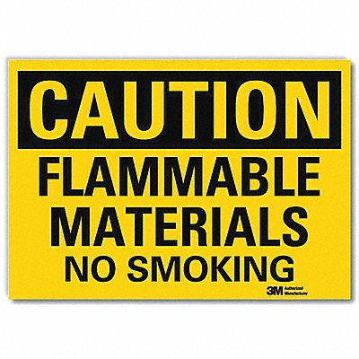 LYLE U41313RD10X7 No Smoking Sign 7inx10in Reflective Sheeting