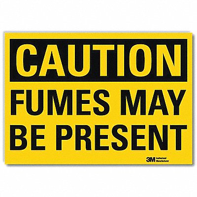 LYLE U41334RD10X7 Caution Sign 7inx10inReflective Sheeting