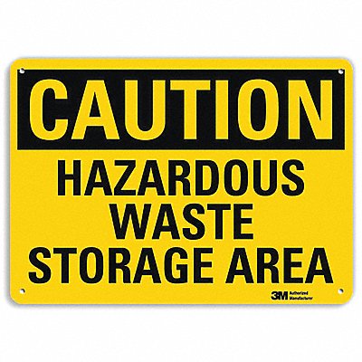 LYLE U41384RA10X7 Safety Sign 7 in x 10 in Aluminum