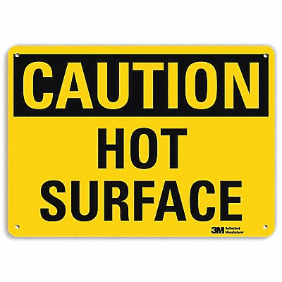 LYLE U41428RA10X7 Safety Sign 7 in x 10 in Aluminum