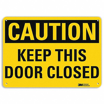 LYLE U41472RA10X7 J7182 Safety Sign 7 in x 10 in Aluminum