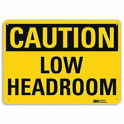 LYLE U41514RA10X7 Safety Sign 7 in x 10 in Aluminum