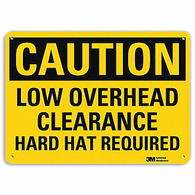 LYLE U41518RA10X7 Safety Sign 7 in x 10 in Aluminum