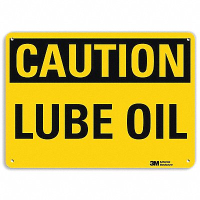 LYLE U41520RA10X7 Safety Sign 7 in x 10 in Aluminum