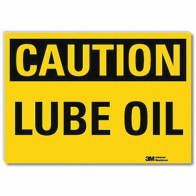 LYLE U41520RD14X10 Safety Sign 10inx14inReflective Sheeting