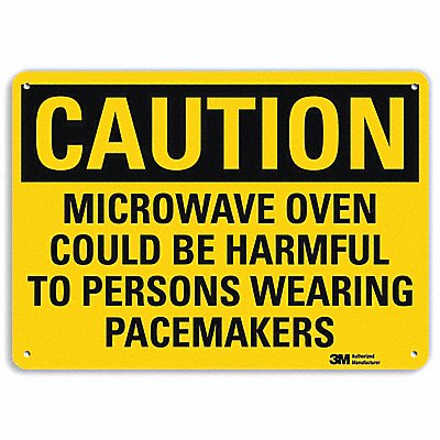LYLE U41532NP10X7 Caution Sign 7 in x 10 in Plastic