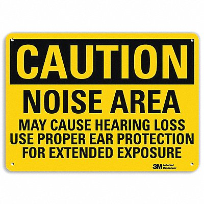 LYLE U41557RA10X7 Safety Sign 7 in x 10 in Aluminum
