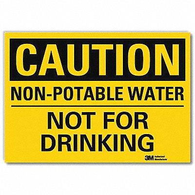 LYLE U41561RD10X7 Safety Sign 7inx10in Reflective Sheeting