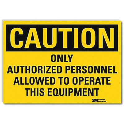 LYLE U41565RD7X5 Safety Sign 5inx7in Reflective Sheeting