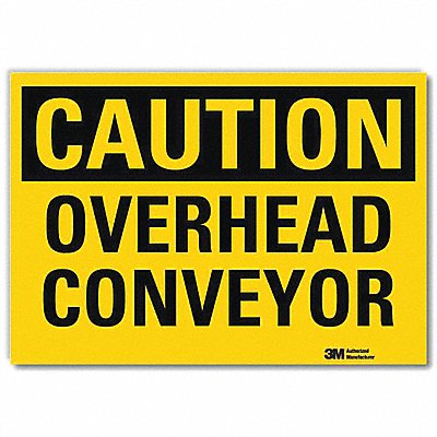 LYLE U41575RD14X10 Safety Sign 10 in x 14 in Reflective Sheeting