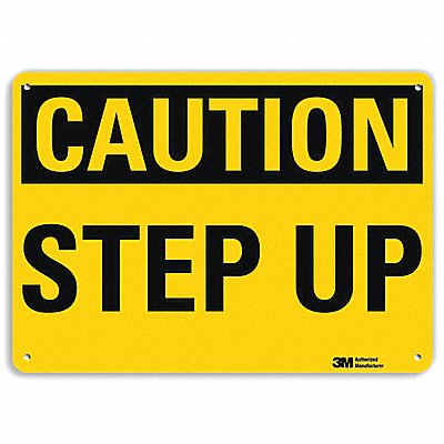 LYLE U41690RA10X7 Safety Sign 7 in x 10 in Aluminum