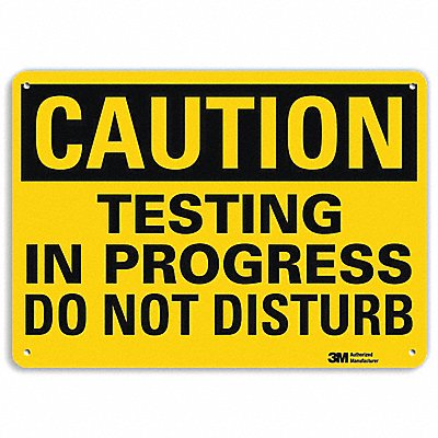 LYLE U41697RA10X7 Safety Sign 7 in x 10 in Aluminum
