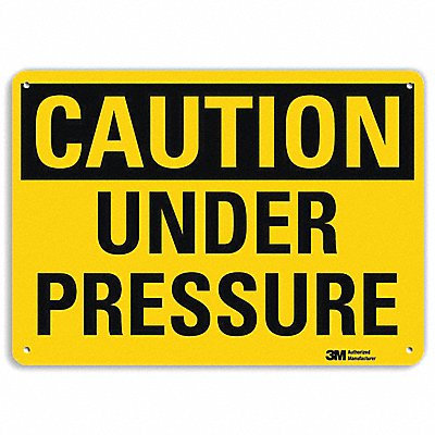 LYLE U41744RA10X7 Safety Sign 7 in x 10 in Aluminum