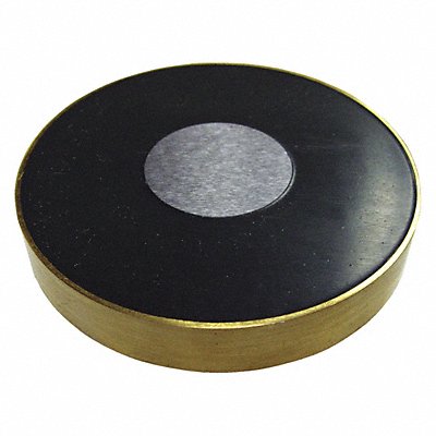 STORCH PRODUCTS 1256T Disc Magnet Brass 16.8 lb 7/16 in L