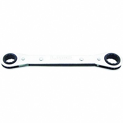 LANG RB1214DH Flat Ratchet Box Wrench 3/8 x 7/16 12 Pt
