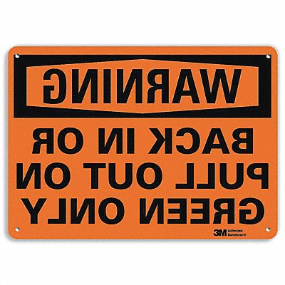 LYLE U61034NP14X10 Warning Sign 10 inx14 in Plastic