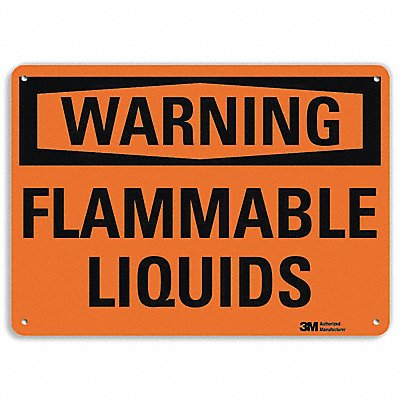 LYLE U61092NP10X7 Warning Sign 7 in x 10 in Plastic
