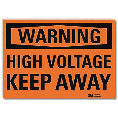 LYLE U61121RD7X5 Security Sign 5inx7inReflective Sheeting