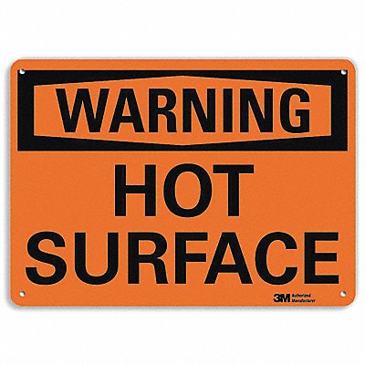 LYLE U61124NP14X10 Security Sign 10 in x 14 in Plastic