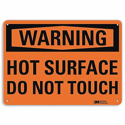 LYLE U61125NP14X10 Security Sign 10 in x 14 in Plastic
