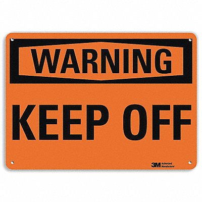LYLE U61142NA10x7 Danger Sign 7 in x 10 in Aluminum