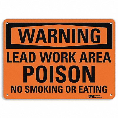 LYLE U61147NA10x7 Danger Sign 7 in x 10 in Aluminum